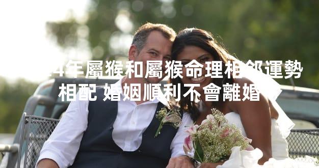 2024年屬猴和屬猴命理相郃運勢相配 婚姻順利不會離婚